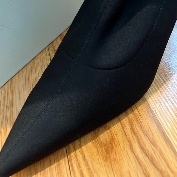 Black Stretch Tall Stretch Boot - Picture 3 of 10